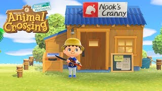 How to Build NOOKS CRANNY in Animal Crossing New Horizons [upl. by Sage110]