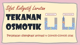 SIFAT KOLIGATIF  TEKANAN OSMOTIK [upl. by Carlock]