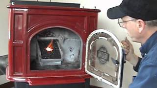 DVDCh79m4v Operating Coal Stove Anthracite Stoker [upl. by Dobbins]