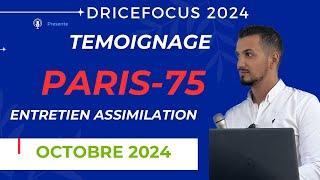 Témoignage Entretien assimilation nationalité française  questions réponses naturalisation [upl. by Sucramal]