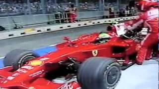 F1  Sucuri gigante no GP de Singapura 2008 [upl. by Benedix]