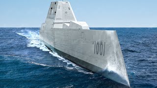 World’s Largest US Stealth Battleship Patrols the Sea at High Speed [upl. by Sewellyn347]