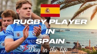 Day in the Life  PRO RUGBY PLAYER IN SPAIN [upl. by Yanal]