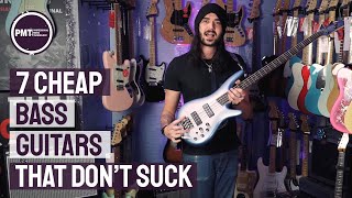 7 Cheap Bass Guitars That Dont Suck  Great Tone Budget Friendly Prices [upl. by Loseff]