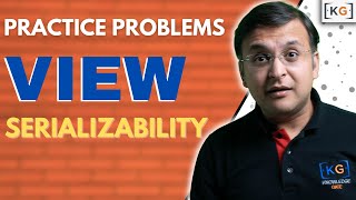 816 Practice Problem on View Serializability [upl. by Norabal694]