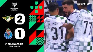 Resumo Moreirense 21 FC Porto  Taça de Portugal  sport tv [upl. by Margarita269]