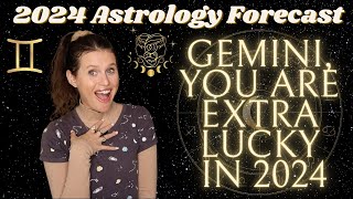 GEMINI 2024 YEARLY HOROSCOPE ♊ ABUNDANCE  BLESSINGS Coming In for You  A New LUCKY Chapter Ahead 🍀 [upl. by Airlee840]