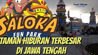 SALOKA PARK Taman Hiburan Terbesar di Jawa Tengah [upl. by Suciram]