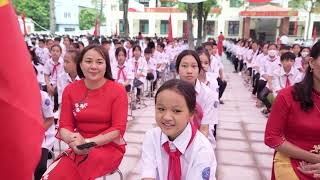 LỄ KHAI GIẢNG NĂM HỌC MỚI 20222023  TRƯỜNG THCS KHAI QUANG  VĨNH PHÚC [upl. by Notsew289]