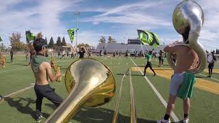 JFK Marching Band 2018 quotNightmarequot Trombone Cam [upl. by Jonathan]