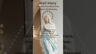 Hail Mary  Rosary Prayer  Rosary Wednesday  Glorious Mysteries  Ave Maria Piano hailmary [upl. by Hgielar864]