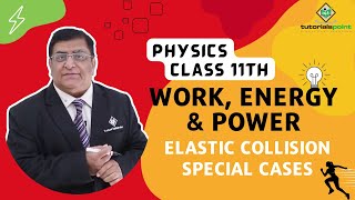 Class 11th – Elastic Collision Special Cases  Work Energy and Power  Tutorials Point [upl. by Hale]