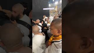 Touching kaaba masjidalharam mecca madina makkah shorts naat naatsharif hajj2024 live makkah [upl. by Adnamma878]