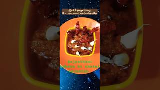 Rajasthan ki lajawab chatni recipefood pinkyrajputvlog [upl. by Zippel]