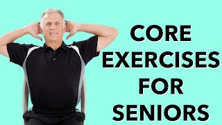 Simple Seated Core Strengthening Workout for Seniors At Home [upl. by Nyltyak976]