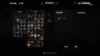 The Witcher 3 Wild Hunt – Crafting How to get Cured Draconid Leather  Chitinous Shell [upl. by Roma]