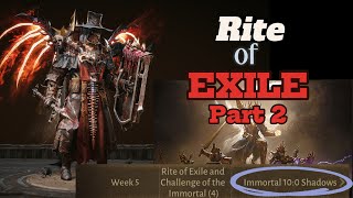 Diablo Immortal Tabula Rasa Immortal Defense Rite of Exile Second Week [upl. by Ayn858]