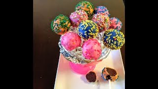 How To Make Cake Pops  EASY FOOLPROOF RECIPE‼️ [upl. by Notniv]