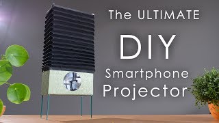 DIY Smartphone Projector for watching movies [upl. by Nnarefinnej]