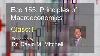 Eco 155 Principles of Macroeconomics Class 1 [upl. by Dylane]