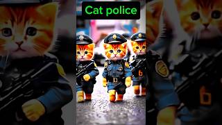 Police cat follow thief catshorts shortvideo viralvideo trending funny foryou [upl. by Iddo687]