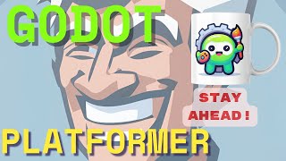 Godot PLATFORMER Tutorial [upl. by Sivie]