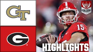 8 OTs 😮 Georgia Tech Yellow Jackets vs Georgia Bulldogs  Full Game Highlights  ESPN CFB [upl. by Atinal]