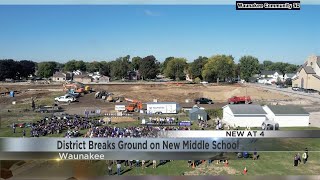 Waunakee Community School District breaks ground on new middle school [upl. by Ahseei]