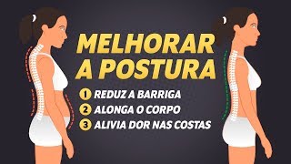 COMO PARECER MAIS MAGRA melhorando a postura [upl. by Elbag535]