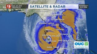 Hurricane Ian makes landfall in Cayo Costa with 150 mph winds  WFTV [upl. by Darce]