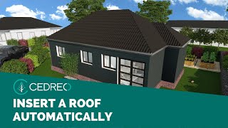 Cedreo Tutorial How to Create an Automatic Roof [upl. by Aramat]