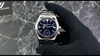 Vacheron Constantin Overseas Dual Time 7900V Blue Dial Unboxing amp Presentation [upl. by Ulland]