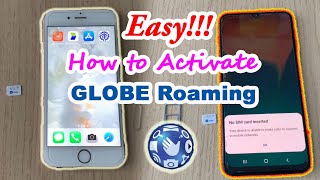 How to Activate Globe Roaming GROAM ON paano mag roaming [upl. by Neneek]