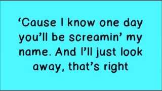 Glee  Loser Like Me Lyrics On Screen [upl. by Beryl]