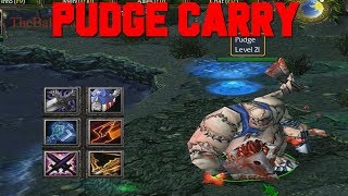 DOTA PUDGE CARRY  BEYOND GODLIKE LOOOOL [upl. by Tiny]