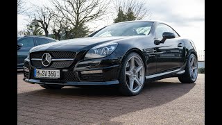 Mercedes SLK 55 AMG R172 100200 Acceleration Dragy Pure Sound V8 Oesterle [upl. by Yenot]