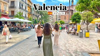 Valencia Spain 🇪🇸  June 2023  4KHDR Walking Tour ▶3hours [upl. by Lenra]