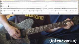 HeartShaped Box by Nirvana  Full Guitar Lesson amp Tabs w SOLO [upl. by Hallette]