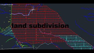 LAND SUBDIVISION USING AUTOCAD CIVIL 3D METRIC 2018 [upl. by Mehsah]