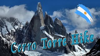 ⛰️ Hike to Cerro Torre in Patagonia El Chaltén 🥾 [upl. by Aliuqehs794]