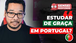 ESTUDAR DE GRAÇA EM PORTUGAL COM BOLSA DE ESTUDOS VALE A PENA [upl. by Aietal]