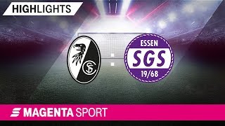 SC Freiburg  SGS Essen  20 Spieltag 1819  MAGENTA SPORT [upl. by Slin]