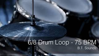 68 Drum Loop 75 BPM [upl. by Hainahpez696]