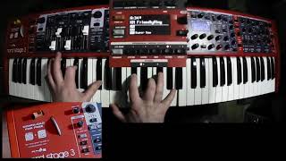 Nord Stage 3  Synth sounds only [upl. by Assirehc]