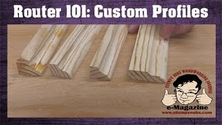 How to make custom molding profiles with just a few basic router bits [upl. by Nesbitt518]