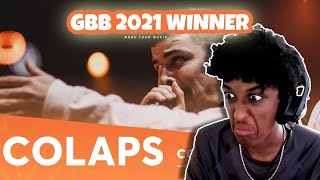 Colaps 🇫🇷  Winners Compilation  GRAND BEATBOX BATTLE 2021  YOLOW Beatbox Reaction [upl. by Ramoh]