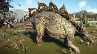 Jurassic World Evolution 2  Stegosaurus Gameplay PS5 UHD 4K60FPS [upl. by Alor474]