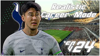 Starting A Realistic Spurs Career Mode  EA FC 24 [upl. by Marchal]