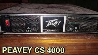 review power amplifire PEAVEY CS 4000 [upl. by Elhsa245]