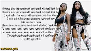 City Girls  Twerk ft Cardi B Lyrics [upl. by Oicanata658]